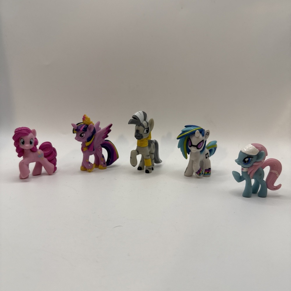 Hasbro My Little Pony Friendship Is Magic 5 pc Lot Rainbow DJ Zecora Twilight
